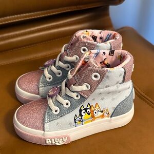 Disney High-Top Sneakers - Pink and Gray